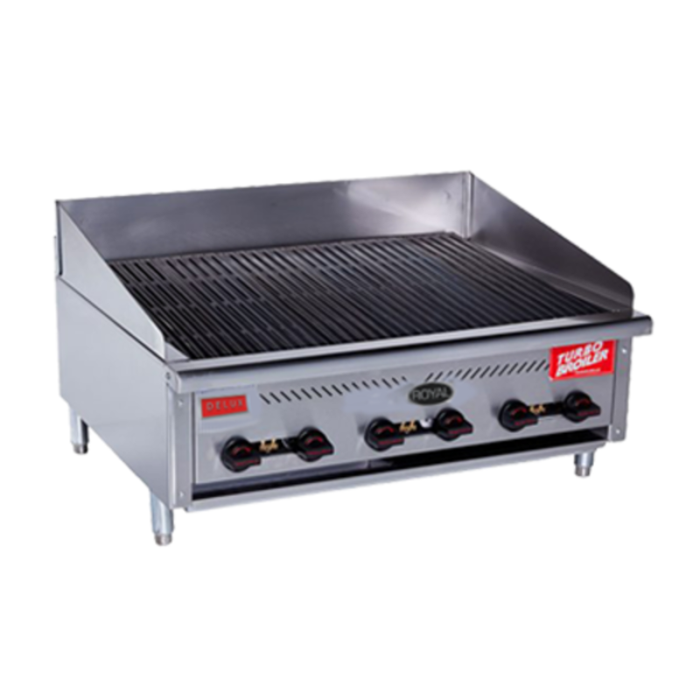 Royal TB-336 35-3/4"W Countertop Gas Infrared Radiant Charbroiler