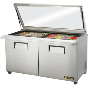 Table de préparation réfrigérée Mega Top à salade/sandwich de 60 pouces