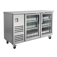 Blueair BLBB69-3SG-HC 69" Refrigerated Glass Door Back Bar Cooler