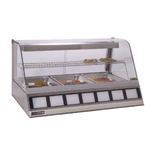 Heated Countertop Display Case for Showcasing Fresh-Baked Muffins and Pastries, Antunes DCH-320 Model.