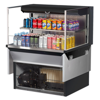 Turbo Air TOM-36L-UF-W(B)-2SI-N 35.88"W Drop-In Display Case 7.5 cu.ft.