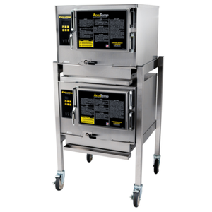 AccuTemp N31201E060 DBL Natural Gas Boilerless Convection Steamer 6-Pan