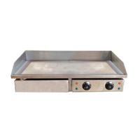 Omcan 34870 (CE-CN-4400) 28.5" x 15.75" Countertop Electric Griddle