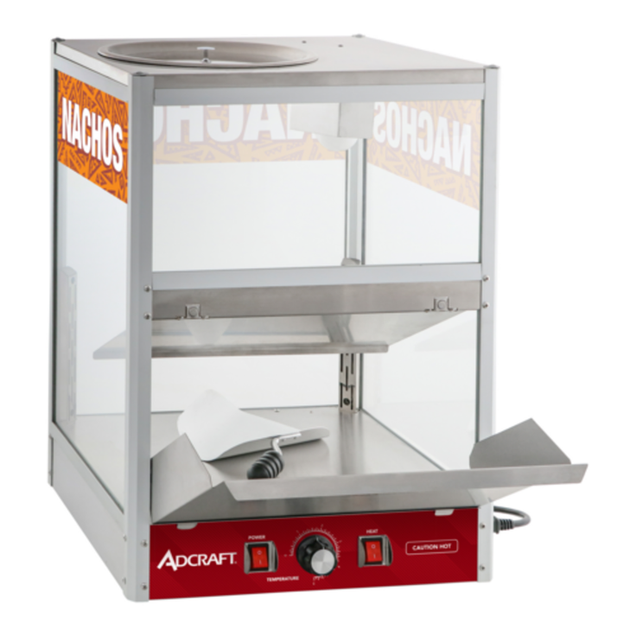 Adcraft NCM530W Nacho Chip Warmer/Merchandiser with 2.9 cu. ft. Capacity
