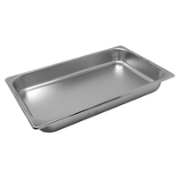 Balise alternative : Omcan 27181 Plateau de plateau pour chauffe-aliments Plat rectangulaire en acier inoxydable