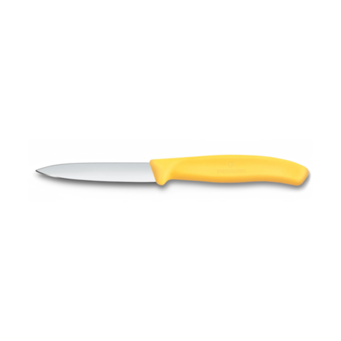Victorinox 6.7608.C1 3-1/4" Straight Spear Point Paring Knife, Yellow