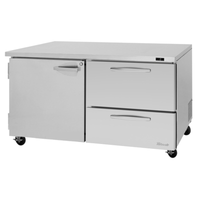 Turbo Air PUF-60-D2R(L)-N 60-1/4" 17.22 cu. ft. Undercounter Freezer