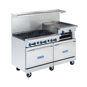 Royal RR-6RG24-C 60" Gas Restaurant Range with Six Burners
