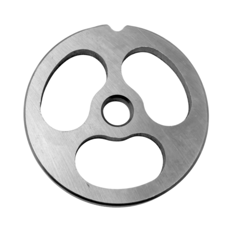 Étiquette alternative : plaque meuleuse Omcan 47756 en acier inoxydable de 4,75 pouces de diamètre avec plaque de remplacement de trous de 3/16 pouces, acier inoxydable