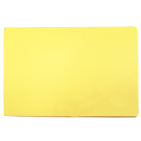 Adcraft HDCB-1218/YL 12" x 18" Yellow Plastic Cutting Board
