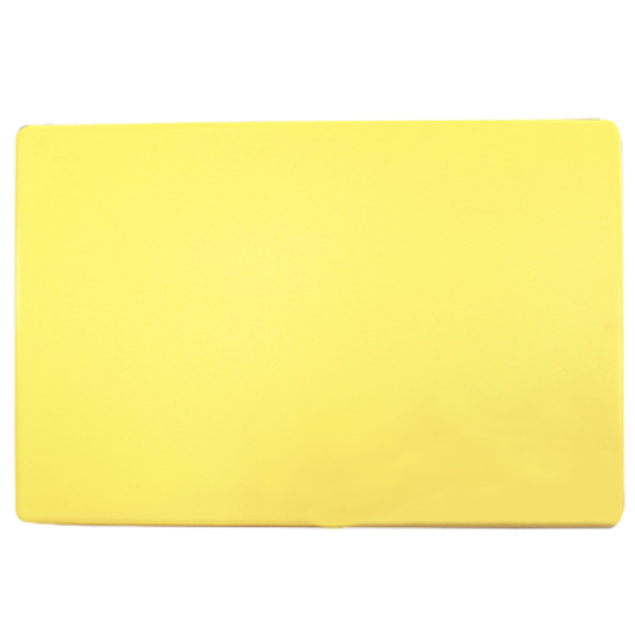 Adcraft HDCB-1218/YL 12" x 18" Yellow Plastic Cutting Board