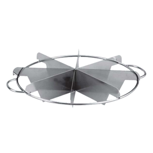 Omcan 80421 Emporte-pièce/Marqueur professionnel en acier inoxydable 10 tranches pour tartes et gâteaux