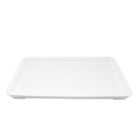 Alt Tag: Omcan 80891 Lid for Pizza Dough Proofing Boxes 26x18 polypropylene dough box lid, secure cover for proofing boxes