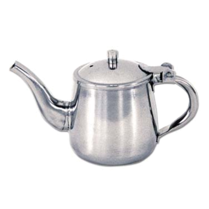 Holloware GNP-10 Heavy Gooseneck Teapot, 10 oz. Stainless Steel