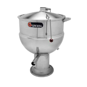Groen PT-125 125 Gallon Stationary Direct Steam 2/3 Jacketed Kettle