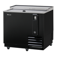 Refroidisseur à bouteilles Turbo Air TBC-36SB-N6 de 93,3 cm (36-3/4 po) de largeur et 0,24 m³ (8,5 pi³)