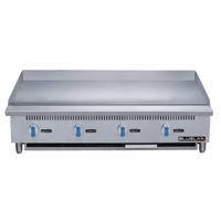 Bluelava BLGM48-24D 48"W Countertop Gas Griddle 120,000 BTU