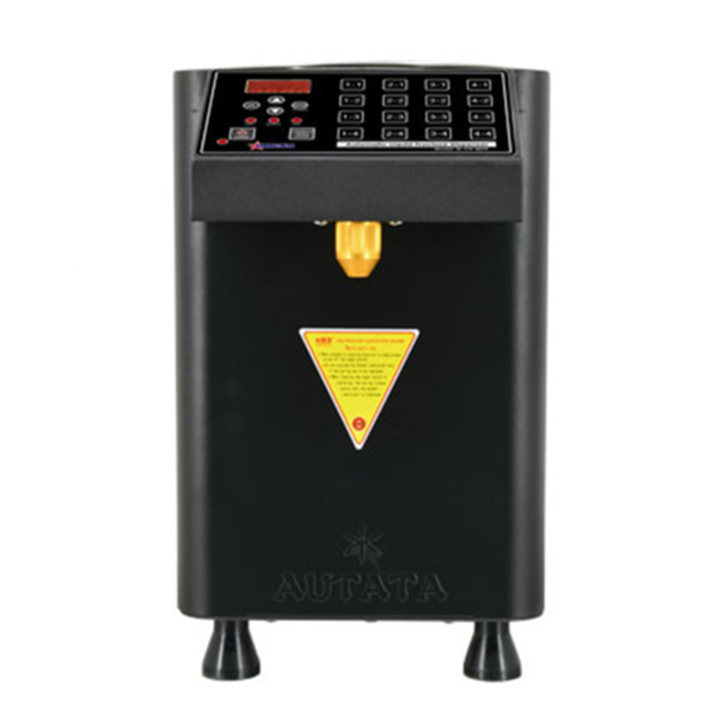 Omcan 44645 10 L Automatic Liquid Fructose Syrup Dispenser with digital keypad control for bubble tea shops and cafes