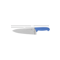 Couteau de Chef Professionnel Omcan 23874 en Acier Inoxydable à Haute Teneur en Carbone de 8 Pouces