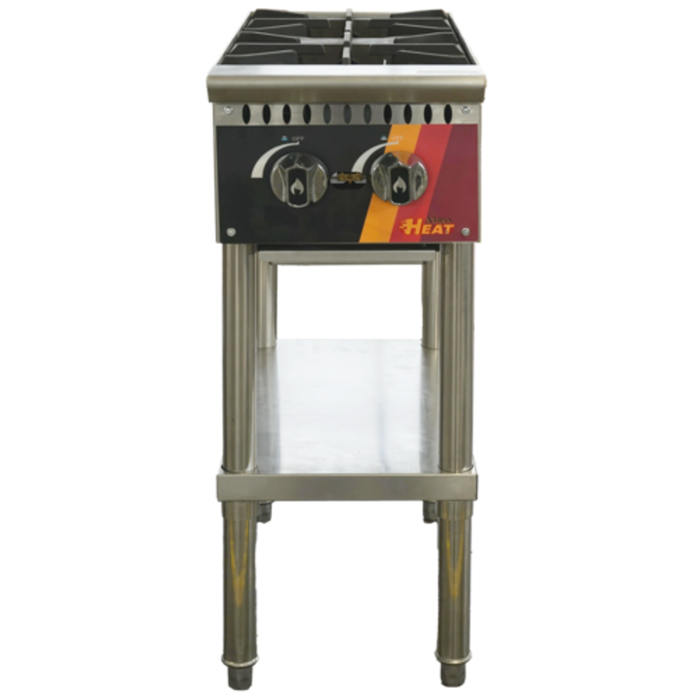 EFI HSD12-OPEN Cooktop Stand With Two Burners And Open Base For Easy Access And Cooking Convenience.