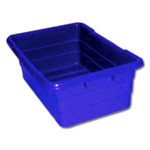 Omcan 10935 Durable High-Density Plastic Food Lug 26.5 Liters Commercial Kitchen