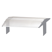 Cadco SGJ-2 46" x 15" Stationary Sneeze Guard for Carts
