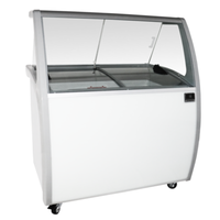 Kelvinator KCICDC8FH 53"W 8-Tub Ice Cream Dipping Cabinet