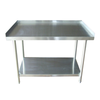 Meuble de support d'équipement commercial en acier inoxydable Winholt ES-M3024-14, 76,2 cm (30") l x 61 cm (24") L