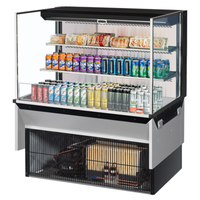 Turbo Air TOM-48L-UF-W(B)-3SI-N 48" Refrigerated Drop-In Open Display Case
