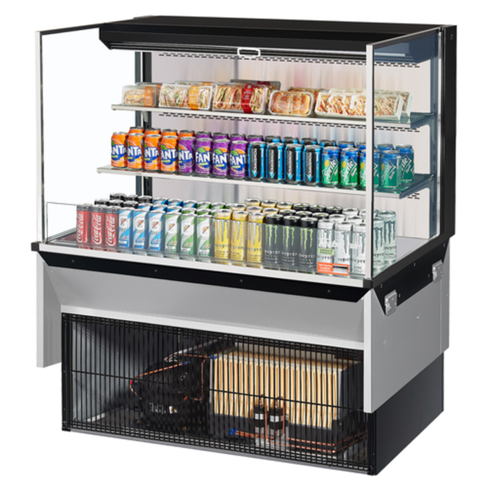 Turbo Air TOM-48L-UF-W(B)-3SI-N 48" Refrigerated Drop-In Open Display Case