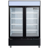 Versa Premier C2-54GDVCP 54 Inch Two Glass Door Merchandiser Cooler For Beverages And Packaged Foods Display
