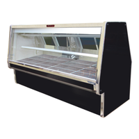 Howard McCray SC-CMS34E-8-BE-LED 100.5" Red Meat Deli Display Case