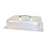DC-200H Half Size Dome Steam Table Pan Cover Stainless Steel