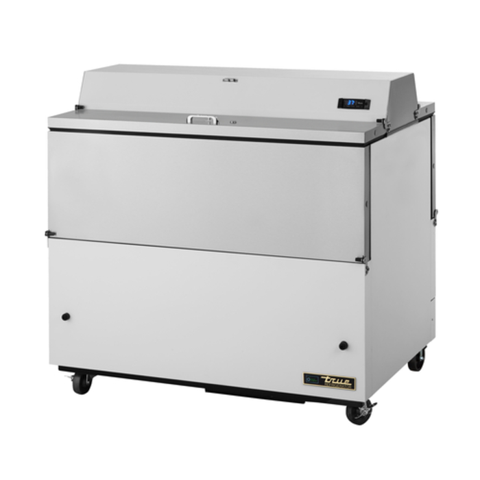 True TMC-49-DS-SS-HC 49-Inch Dual Sided Milk Cooler, 12 Crates