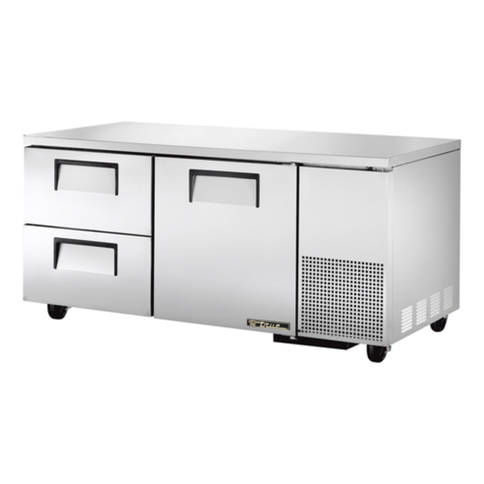 True Manufacturing TUC-67D-2-HC 67.25-Inch Deep Undercounter Refrigerator