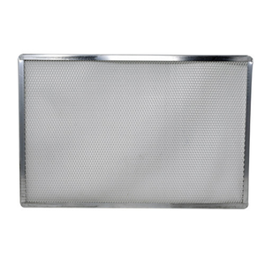 Omcan 46738 Grille à pizza commerciale en aluminium pour croûtes croustillantes de 18 pouces