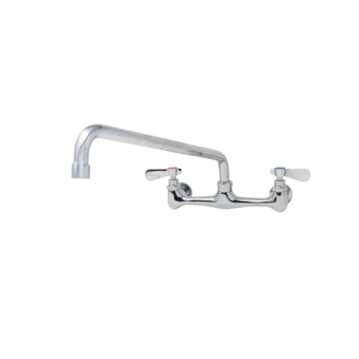 Omcan 47819 Splash Mount Faucet with 16" Swing Spout