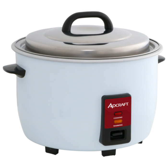 Adcraft RC-E30 Heavy Duty Electric Rice Cooker 30 Cups For Professional Use With Cooking And Warming Settings.
