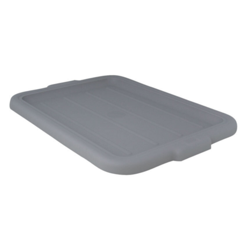 Alt Tag: Omcan 80625 Polypropylene Lid for 21.5″ x 15.5″ Standard Gray Bus Box 80624 and 80893 gray bus box lid