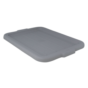 Alt Tag: Omcan 80625 Polypropylene Lid for 21.5″ x 15.5″ Standard Gray Bus Box 80624 and 80893 gray bus box lid