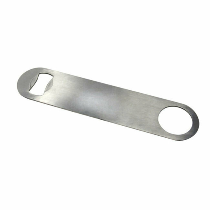 Omcan 80847 Flat Stainless Steel Handheld Bar Bottle Opener