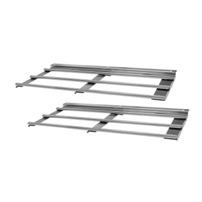 Turbo air TS-72 72-Inch Stainless Steel Tray Slide Set