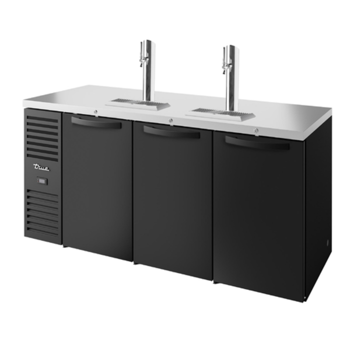 Tireuse à bière extérieure True Refrigeration TDR84-RISZ1-L-B-SSS-1 de 84 pouces
