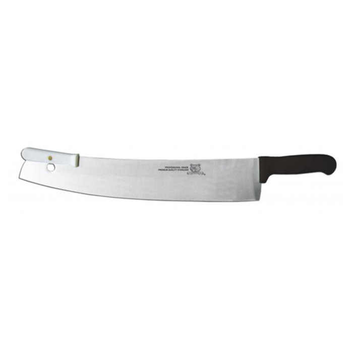 Omcan 11519 16-Inch Pizza Rocker Knife with Double Handle