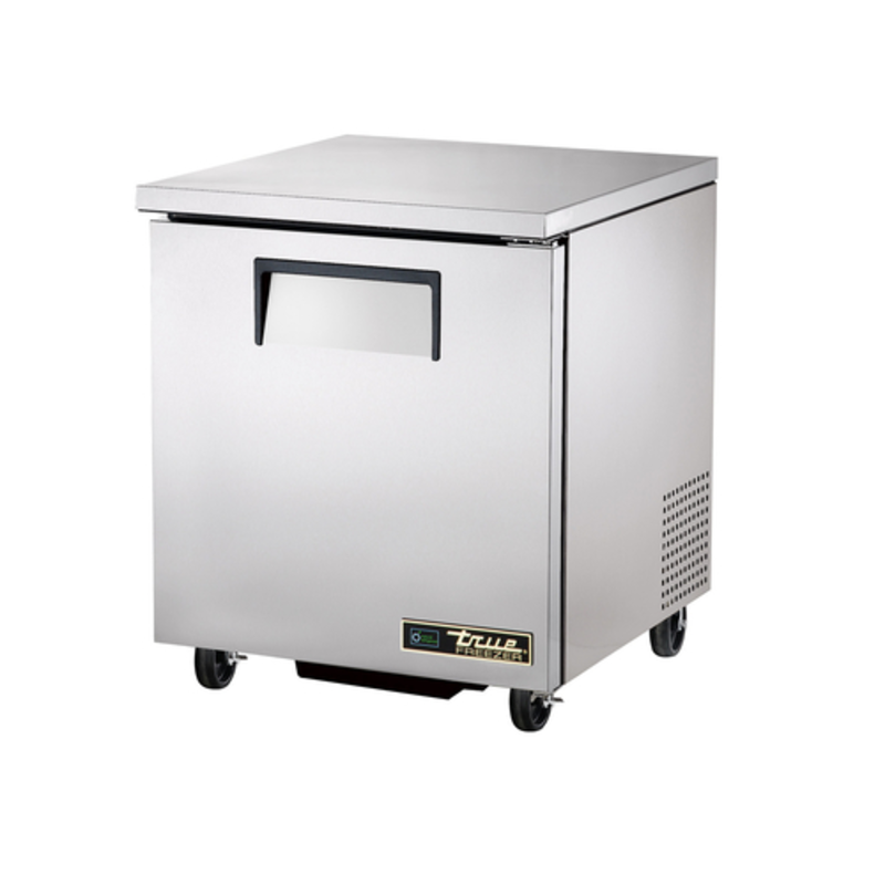 True TUC-27F-HC 27.63 Inch Undercounter Solid Door Freezer For Commercial Kitchen Use