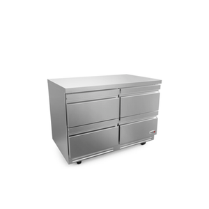 Fagor FUR-48-D4-N Undercounter Refrigerator For Commercial Kitchen With Four Drawers And Stainless Steel Finish