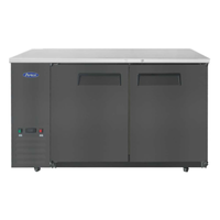 Atosa SBB59GRAUS2 Refroidisseur arrière de bar à faible profondeur de 57-3/4" de large