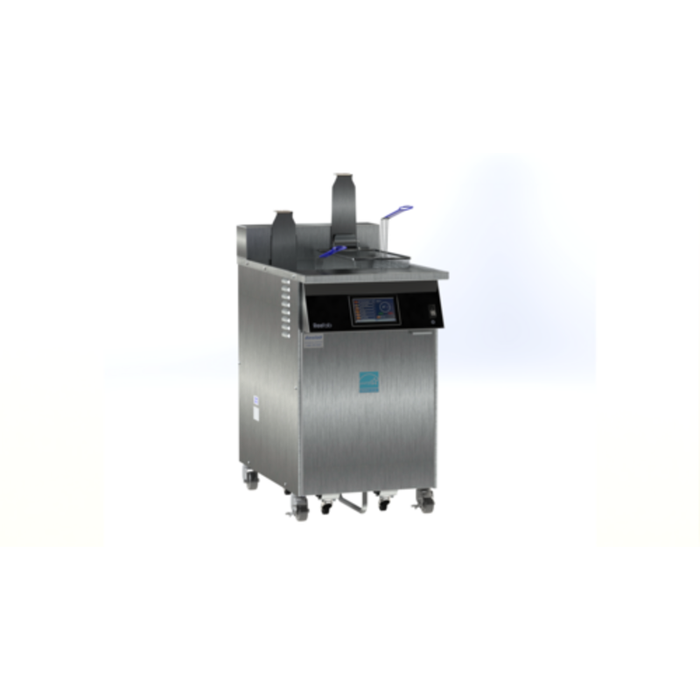 Resfab MB-85AT 85 lb. Electric Floor Fryer with Auto-Lifts