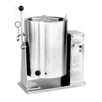 Marmite basculante électrique de comptoir AccuTemp ALTEH-10 Edge Series de 10 gallons