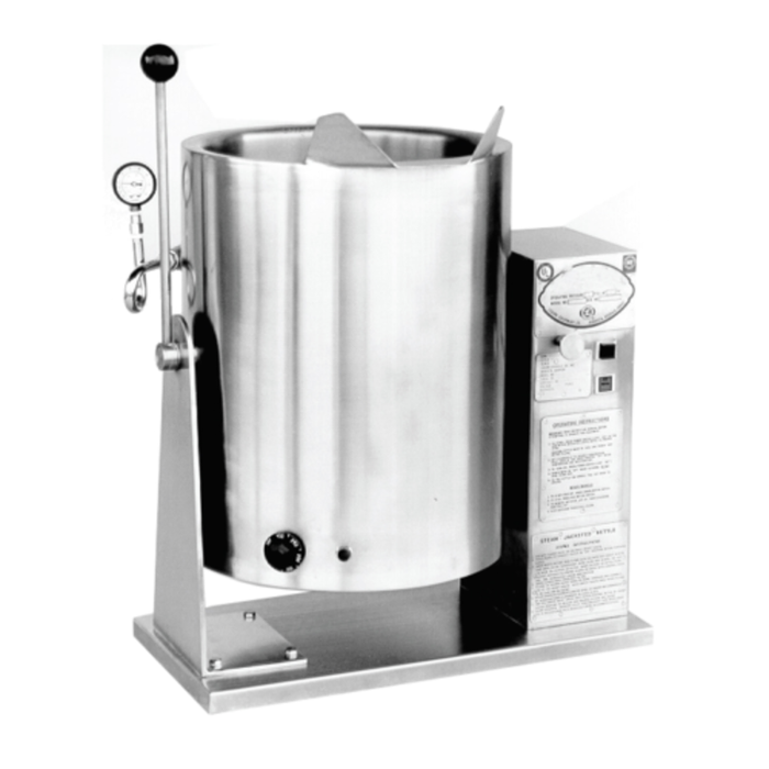 Marmite basculante électrique de comptoir AccuTemp ALTEH-10 Edge Series de 10 gallons